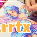 DRAW WITH ME 🩵 Alcohol Markers W♡Arrtx