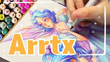 DRAW WITH ME 🩵 Alcohol Markers W♡Arrtx