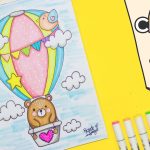 Dibuja un GLOBO AEROSTÁTICO muy KAWAII - CLASES DE DIBUJO CON RICARDO