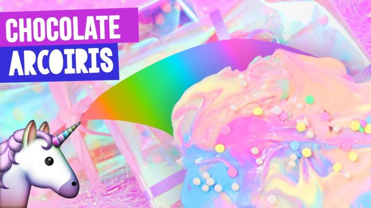 HAZ UN CHOCOLATE ARCOIRIS DE UNICORNIO - Semana Crafty ✄ Craftingeek