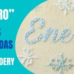 HOW TO EMBROIDERY JANUARY LETTERS | PUNTADA FÁCIL PARA BORDAR LETRAS