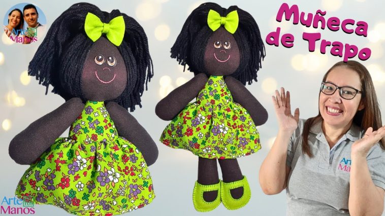 🔴MUÑECA DE TELA Para Principiantes, Crea una Muñeca Morenita CLEO | DIY Con Arte en Tus Manos