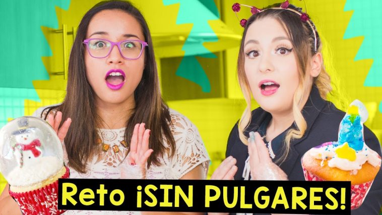 RETO COCINANDO ¡SIN PULGARES! - BOLAS DE NIEVE COMESTIBLES con Raiza Revelles ✄ Craftingeek