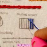 ¡Es muy fácil‼️😱3 PUNTADAS DE BORDADO PARA TU MUESTRARIO✅👌 #handmade #stitching #embroidery