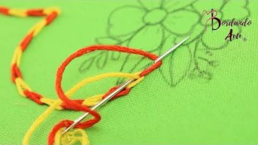 ¡Fantásticas Puntadas Para Bordar Corazones!💯Fácil y Rápido🧶#handmade #embroidery