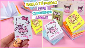 HAZLO TÚ MISMO - MINI CUADERNOS SANRIO - LINDO Y FÁCIL