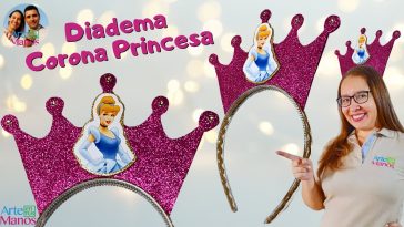 🔴Haz Hermosas DIADEMAS CON CORONAS En Foami, FÁCILES Con Arte en Tus Manos